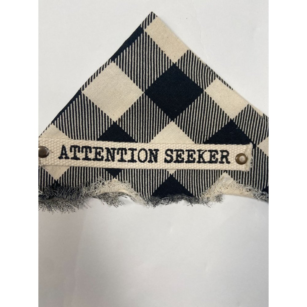 'Attention Seeker' Pet Bandana Collar